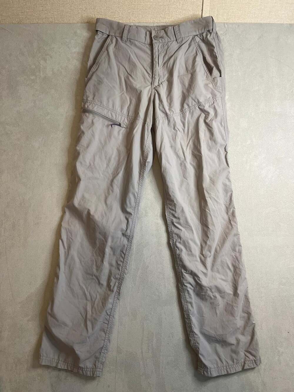 Patagonia Sandy Cay Pants Size S Gray Nylon Hiking Outdoor